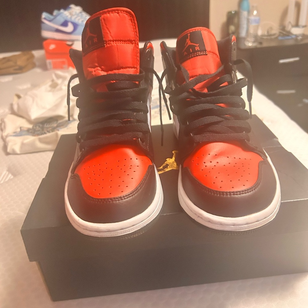 Men Black and Red Sneakers